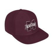 Mississippi State Adidas Flat Brim Snapback Hat
